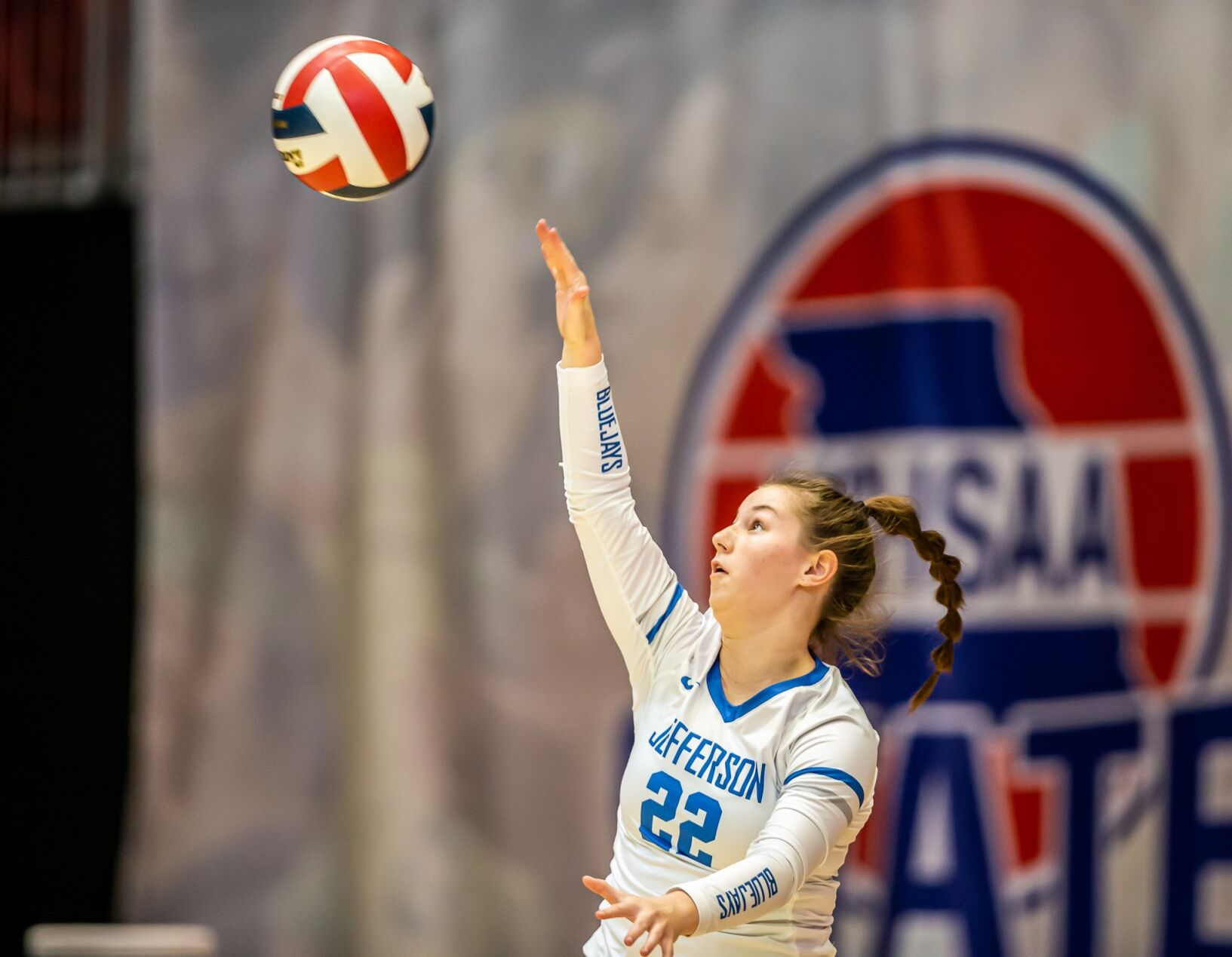 Jefferson vs. East Buchanan girls volleyball